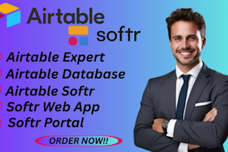 setup airtable database, crm, automation, integration and softr portal