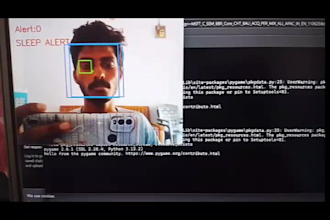 real time driver drowsiness detection using python