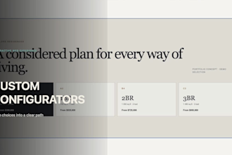 build a custom web calculator, estimator or configurator