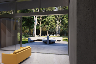 render and polish exterior buildings