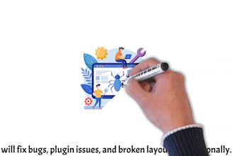 fix wordpress errors and broken website issues