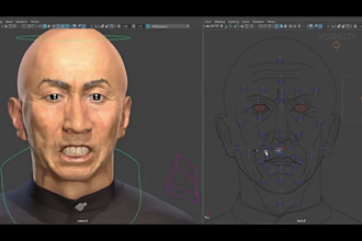 blend 3d,avatar eye gaze,rig for web,livelink face,threejs,tts audio,lipsync,glb
