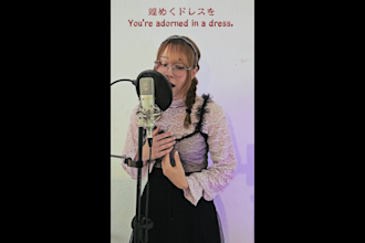 sing in japanese or english for your song