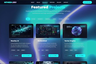 create proffesional portfolio website