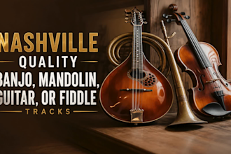 record nashville quality banjo, mandolin, guitar, or fiddle tracks