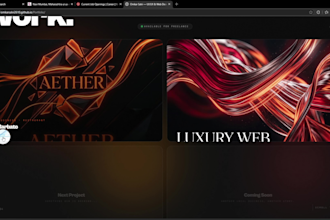 make a stunning website for your bussiness