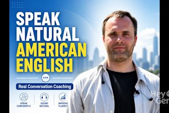 be your american english conversation partner and accent coach