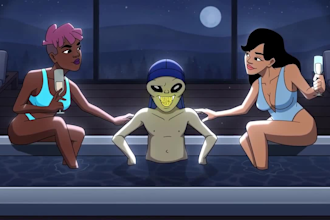 2d animation intro, cartoon animation intro, character animation, 2d music video