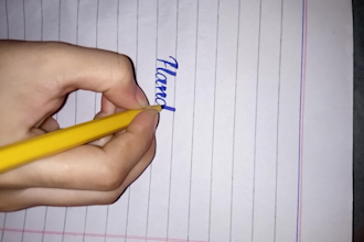handwrite neat notes and assignments with calligraphy
