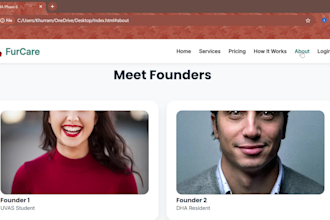 create modern responsive website with HTML CSS javascript