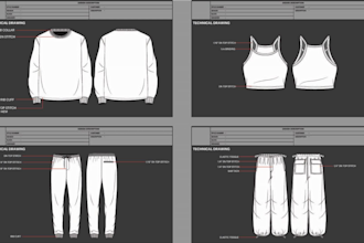 do fashion design and techpack