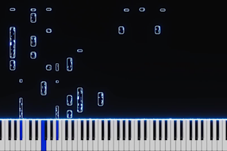 create an easy piano tutorial for any movie or anime ost