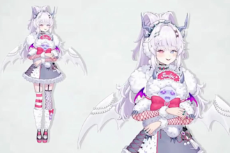 design and rig vtuber model live2d anime vtuber rigging vtuber character design