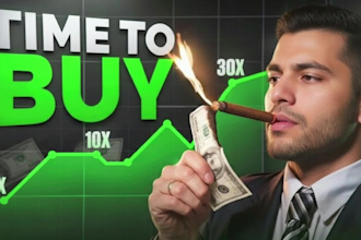 design viral finance, crypto, and trading youtube thumbnails