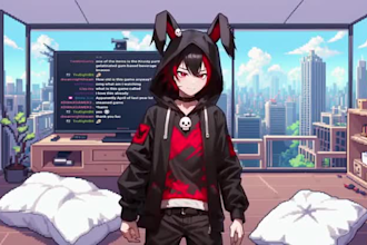 create custom anime vrchat avatars with texturing rigging and face tracking