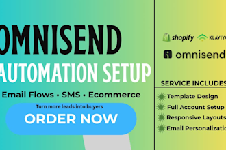 build high converting omnisend flows for shopify and woocommerce