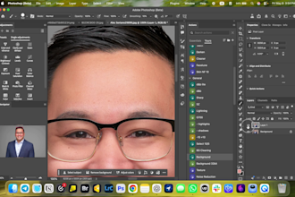 professionally retouch corporate headshots naturally