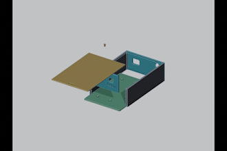 create a 3d assembly animation from your supplied cad model