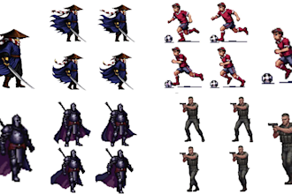 do pixel art character spritesheet pixel art animation pixel rpg game assets