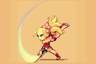 create 8 bit or 16 bit pixel art character, sprites for game