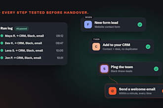 build zapier, make or n8n workflow automation and API integrations