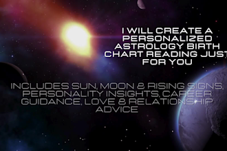 provide a personalized birth chart reading