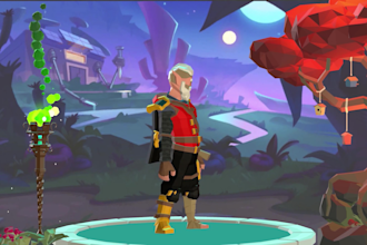 create stylized low poly 3d game assets