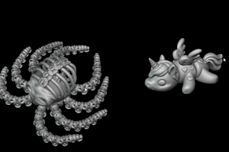 articulate, cut and key, toy, and fixing your model for 3d printing