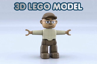model 3d lego models, mine craft mini figures, toys, printable and stl files