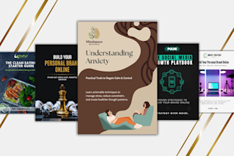 design your professional ebook, freebie, pdf or lead magnet