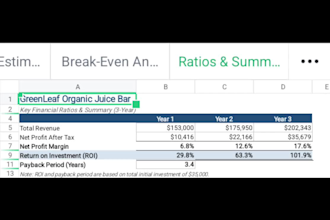 do bookkeeping, financial statements and excel modeling