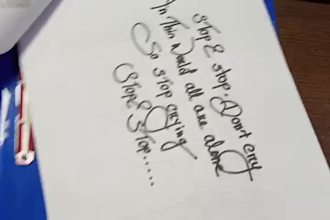 write your text by handwriting
