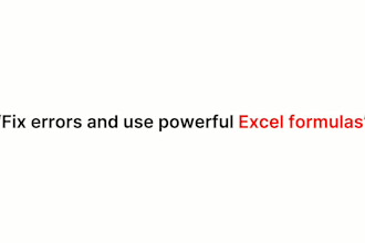 clean, format, merge, and split excel data