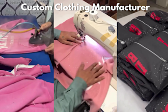 manufacture custom hoodies tshirts and streetwear for your brand