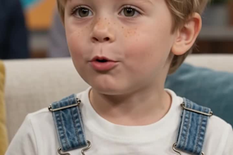 create realistic ai toddler talk show videos