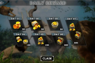 design professional game UI UX and game interface