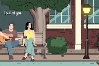 create animated lyric video for your song