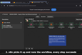 automate website lead replies with n8n and google sheets
