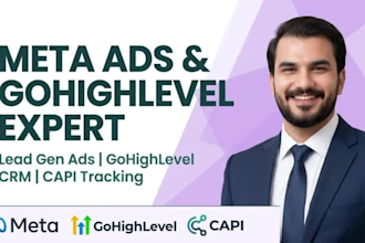 run meta lead gen ads with gohighlevel CRM and capi tracking