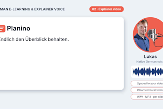 be your german e learning and explainer video voice over