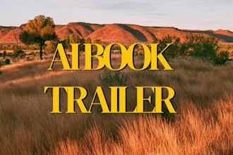 cinematic ai book trailer video book teaser promotion video ai movie trailer