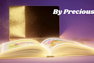 create a magical children picture book trailer for authors
