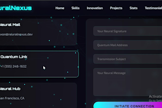 create a portfolio website for you
