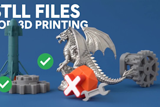 create , repair and modify stl files for 3d printing