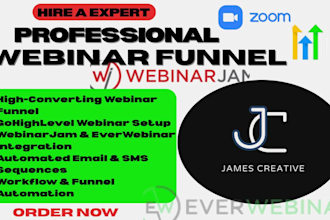 gohighlevel webinar funnel using webinarjam everwebinar gohighlevel clickfunnels