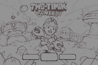 create 2d game assets, steam capsules or any promo art