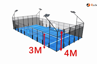 design sport field, padel court, pickleball, and gym room