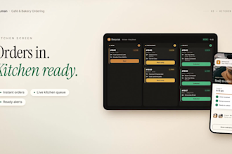 build your cafe or bakery online ordering app and website with zero commission