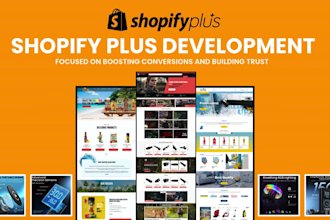 develop or customize a professional shopify plus store