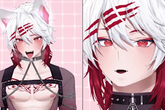 design and rig anime vtuber character, live2d rigging, vtuber model, vtuber rig